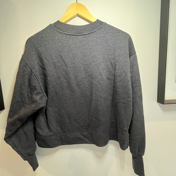 Gray Women's Sweatshirt with Colorful Embroidery - Picture 2 of 3